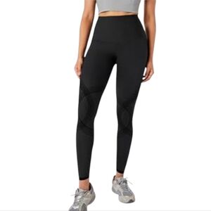 Fanka Women’s Compression Leggings High Waist Body Sculpt Black Small